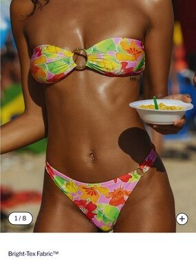 Bright Strapless bikini set